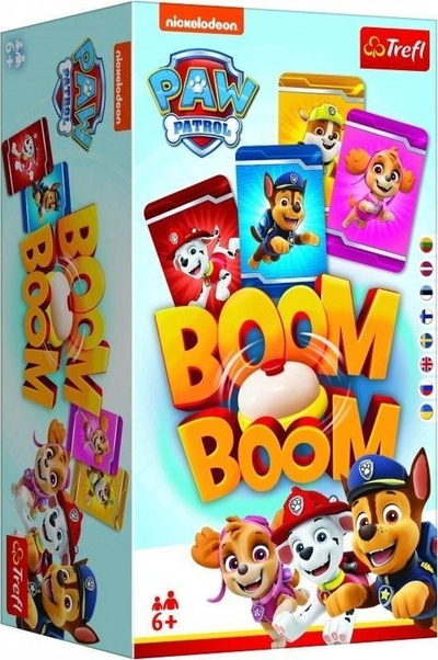 Lojë tavoline Trefl Boom Boom PAW Patrol, me letra, për kalamaj 6+