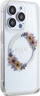 Mbulesë telefoni Guess IML Wreath me MagSafe për iPhone 15 Pro Max, transparente