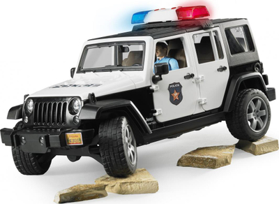Lodër Jeep policie Bruder, shumëngjyrësh