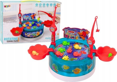 Lodër peshkimi Leantoys Fishing for Fish, set për kalamaj, 335x230 mm, shumëngjyrëshe