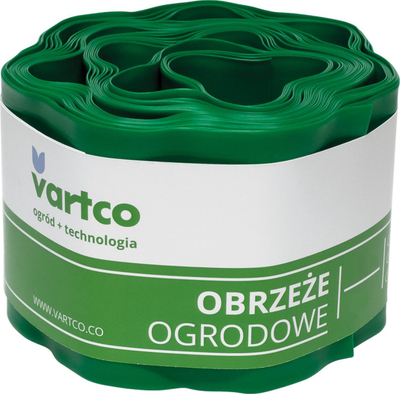 Bordurë kopshti Wavy Garden Edging, 10cm x 9m, jeshile