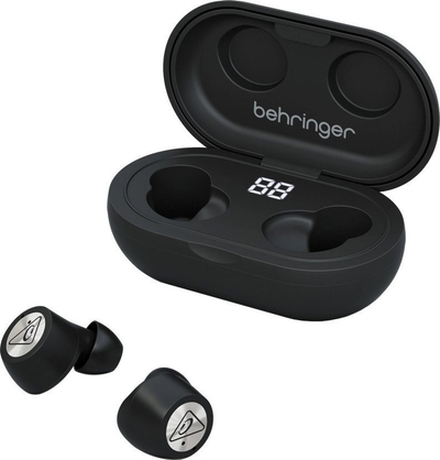 Kufje wireless Behringer True Buds, in ear, IPX4, të zeza