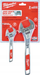 Set çelësa të rregullueshëm Milwaukee SAE, 6" 10", 2 copë, metalik i argjendtë