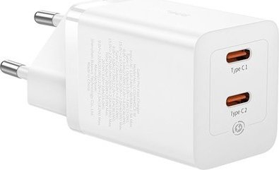 Karikues muri Baseus GaN5 Pro CCGP180102, 40W, 2x USB C, i bardhë