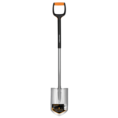 Lopatë gërmimi Fiskars, 1200mm, L, zezë/ portokalli