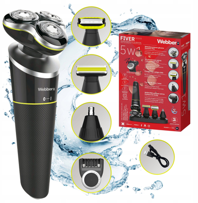 Aparat rroje Webber FIVER SXG500, 5 në 1, Wet &amp; Dry, i zi