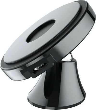 Mbajtëse makine F608, karikim wireless 10W, Nano Glue, e zezë