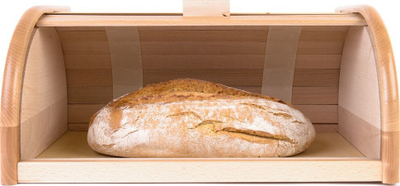 Kuti buke Zeller Bread Box 20463, dizajn modern, e bardhë