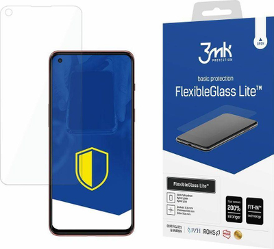 Xham mbrojtës hibrid 3mk FlexibleGlass Lite, për OnePlus Nord 2 5G, transparent