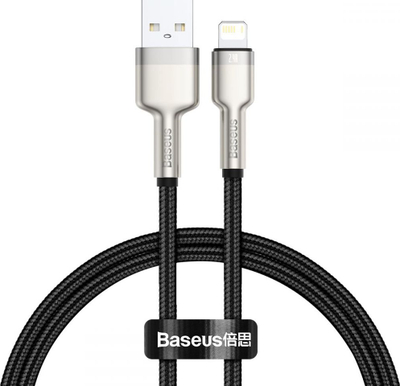 Kabllo Baseus USB-A - Lightning Cable, 0.25m, e zezë