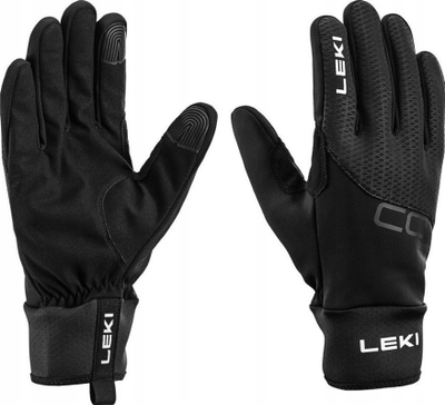 Doreza skish për burra LEKI CC Thermo, Thinsulate, mikrofleece, të zeza
