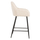 Stol mesatar Strike 50x50x94,5Hcm (HM8592.02), bardhë/ zezë