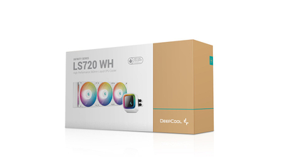 Ftohës me ujë Deepcool LS720 WH, 12 cm, i bardhë