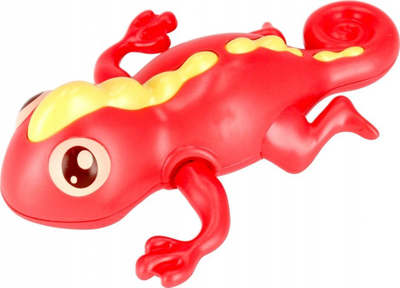 Lodër për banjo MEGA CREATIVE Lizard 502320, me mekanizëm me rrotullim, 14 cm, me shumë ngjyra