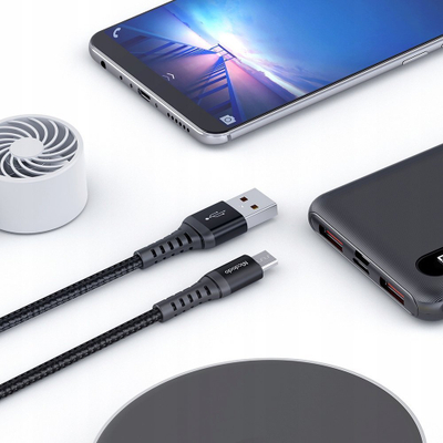Kabllo karikuese Mcdodo CA-2280, Micro USB, 20 cm, 3A, e zezë