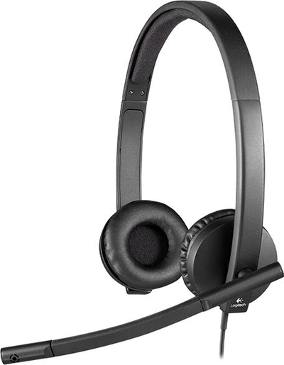 Kufje Logitech H570E (981-000575), 31.5Hz-20000Hz, USB, të zeza