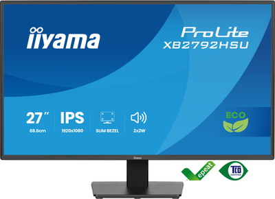 Monitor Iiyama ProLite X2792HSU-B1, 27", Full HD, i zi