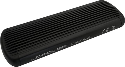Kuti SSD M.2 NVMe LC-Power LC-M2-C-NVME-2, USB Type-C, 10 Gbit/s, e zezë