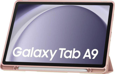 Mbështjellës tablet Tech-Protect SmartCase Pen, Galaxy Tab A9 8.7 X110 X115, rozë