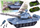 Lodër tank ushtarak Lean Toys DIY, për me ça e me ndërtu, me zëra, blu
