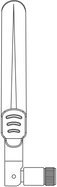Antena Wi-Fi Extreme Networks ML-2452-APA2-02, 2.4 5 GHz, 5.2 dBi, e bardhë