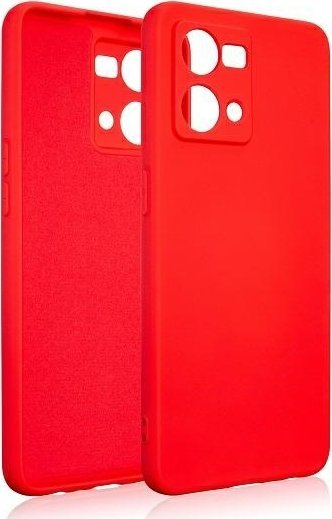Mbështjellës silikon Beline për Oppo Reno 7 4G, i hollë, i kuq