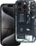 Заштитна футрола Futera Tech за iPhone 14 Pro, калено стакло, TPU, црна мат