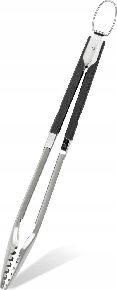 Set aksesorësh për grill Maximex, lugë dhe pincë 45 cm, çelik inox, me doreza të zeza