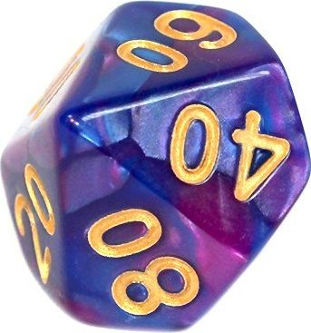Set zare RPG Rebel, 7 copa, dyngjyrëshe blu e errët vjollcë