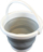 Kovë palosëse Silicone Bucket, 5L, silikon, bardh e gri