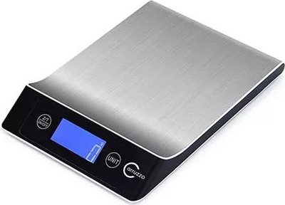 Peshore kuzhine elektronike Carruzzo CZ-2017, 5kg 1g, inox, ngjyrë argjend