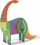 Set krijues Djeco Color Assemble Play, modele dinosauri 3D, mbi 5 vjeç, shumëngjyrësh