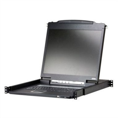 Konzolë KVM Aten CL3000N, LCD 19", PS/2 USB VGA, layout UK, e zezë