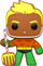 Figurë Funko Pop DC Comics Gingerbread Aquaman, 9.5cm, shumëngjyrëshe