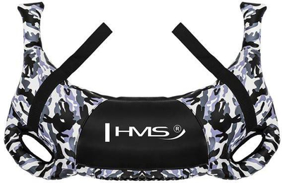 Thes trajnimi HMS WBF10, 10 kg, eko lëkurë, i zi