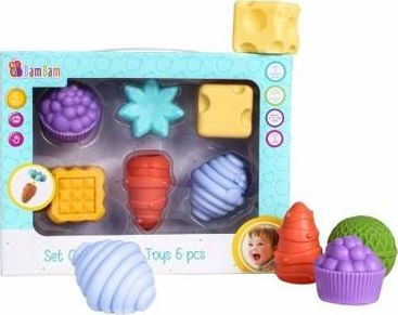 Set lojrash BamBam Play Set 1169, lodër ndjesore edukative, shumëngjyrëshe