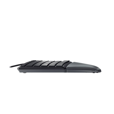 Tastierë Cherry KC 4500 ERGO, USB, QWERTY US, e zezë