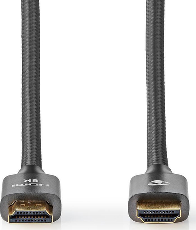 Kabllo HDMI Nedis Profigold Ultra High Speed, 2m, 8K 60Hz, gri metalike