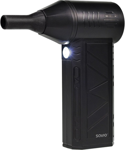 Fryrës dore Savio MD-01, 60W, bateri 4000mAh, i zi
