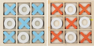 Lojë tavoline Mega Creative Tic Tac Toe 547579, dru, për fëmijë 3+, shumëngjyrëshe