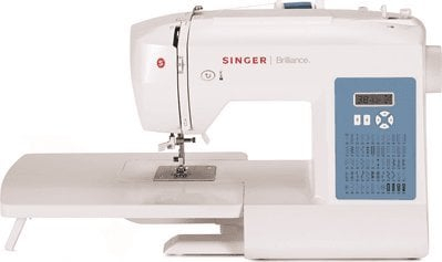 Makina qepëse Singer Brilliance 6160, elektronike, 60 lloje qepjesh, e bardhë