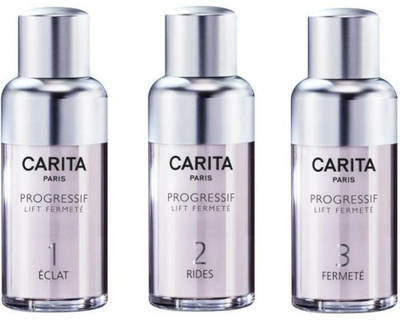 Set për kujdes fytyre Carita Progressif Lift Fermete, 3x15ml, serume nate kundër rrudhave