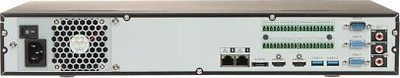 Video–rekorder rrjeti Dahua NVR5464-EI, 64 kanale IP, analitika inteligjente, i zi