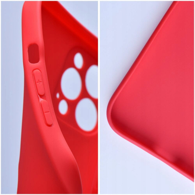 Futera silikoni Soft Case për Samsung S25 Plus, e hollë, e kuqe