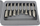 Set frezash rrotulluese për metal HSS, 8 copë, bosht 6 mm, argjend