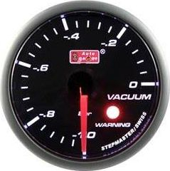 Manometër vakumi Auto Gauge SM, 52mm, universal, i zi