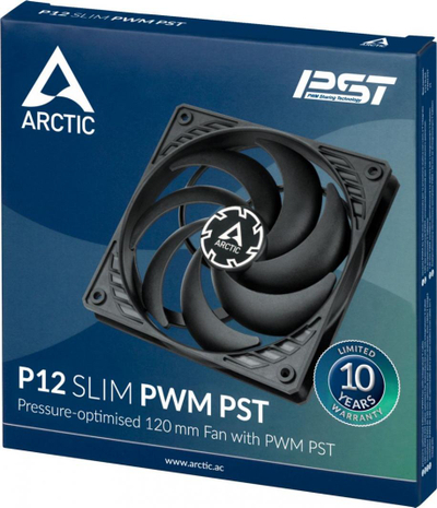 Ладилник Arctic P12 Slim PWM PST, 120 мм