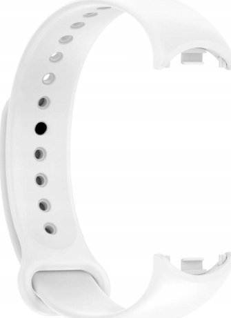 Rrip dore RhinoTech për Xiaomi Mi Band 8, silikon, i bardhë