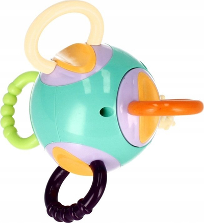 Lodër top që rrotullohet Bam Bam Mix2 515058, për bebe 6m+, me shumë ngjyra