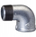 Brinç galvanizume GEBO 92 V, 90°, M/F, 33 mm x 42 mm, gri metal